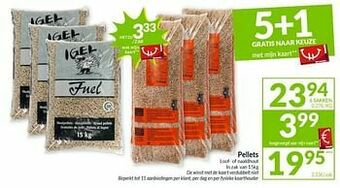 Pellets loof-of naaldhout