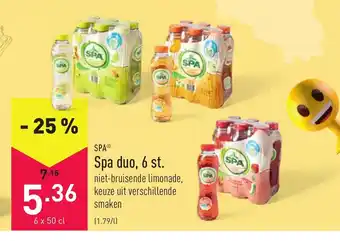 ALDI Spa Duo, 6 st. 6 x 50 cl aanbieding