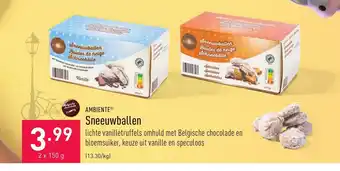 ALDI Ambiente Sneeuwballen 2 x 150g aanbieding