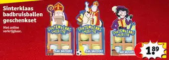Kruidvat Sinterklaas badbruisballen geschenkset aanbieding