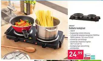 Ambiano Dubbele Kookplaat per stuk
