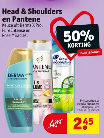 Kruidvat Head & shoulders en pantene aanbieding