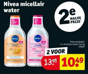 Kruidvat Nivea micellair water aanbieding