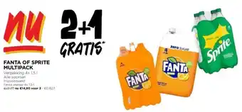 Jumbo Fanta of sprite multipack aanbieding