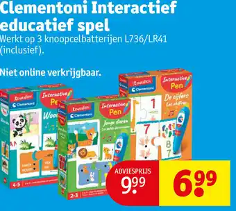 Clementoni interactief educatief spel