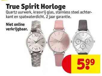 Kruidvat True spirit horloge aanbieding
