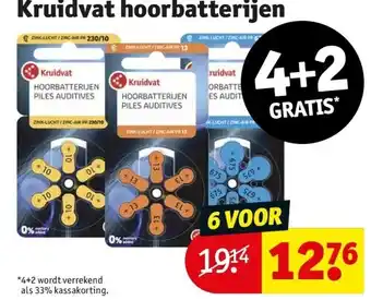 Kruidvat Kruidvat hoorbatterijen aanbieding