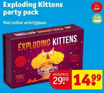 Kruidvat Exploding kittens party pack aanbieding