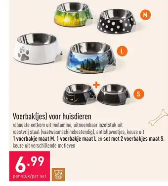 ALDI Voerbak(jes) Voor Huisdieren per stuk/per set aanbieding
