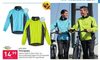 ALDI Active Touch Fietsregenjas per stuk aanbieding