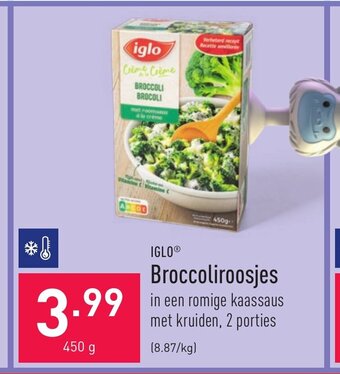ALDI Iglo Broccoliroosjes 450g aanbieding