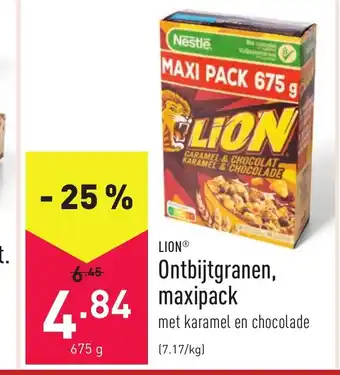 ALDI Lion Ontbijtgranen, Maxipack 675g aanbieding