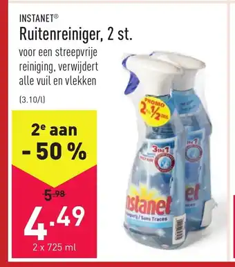 Instanet Ruitenreiniger, 2 st. 2 x 725 ml