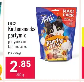 ALDI Felix Kattensnacks Partymix 200g aanbieding