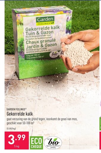 ALDI Garden Feelings Gekorrelde Kalk 5kg aanbieding