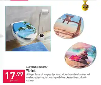 ALDI Home Creation Bathroom Wc-Bril per stuk aanbieding