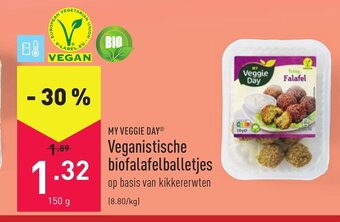 My Veggie Day Veganistische Biofalafelballetjes 150g