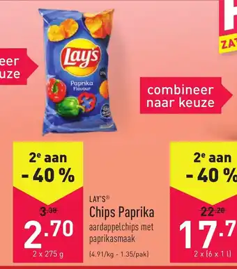Lay's Chips Paprika 2 x 275g