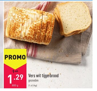 ALDI Vers Wit Tijgerbrood 800 g aanbieding