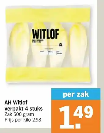 Albert Heijn AH Witlof 4st aanbieding