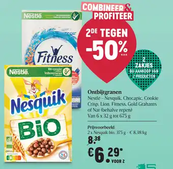 Delhaize Ontbijtgranen Nestle aanbieding