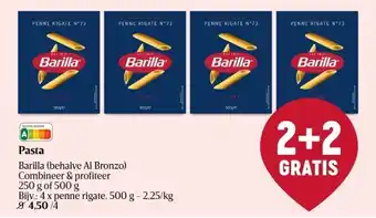 Delhaize Pasta aanbieding