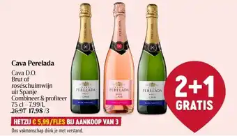 Delhaize Cava perelada aanbieding