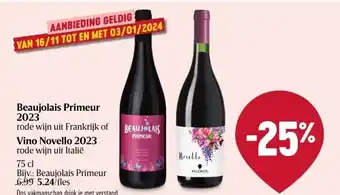 Delhaize Beaujolais primeur 2023 aanbieding