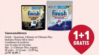 Delhaize Vaatwastabletten aanbieding