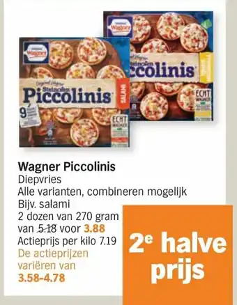 Albert Heijn Wagner Piccolinis 2st aanbieding