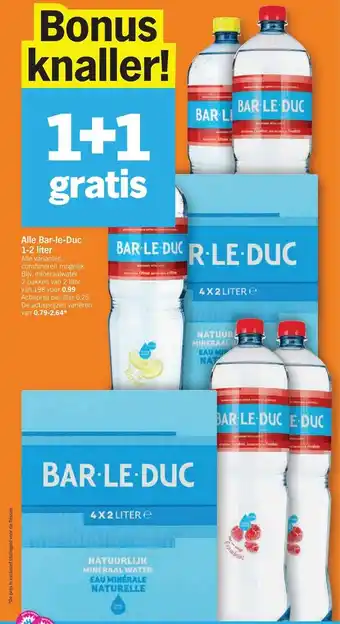 Bar le Duc mineraalwater 2*1-2L