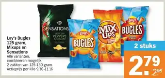 Albert Heijn Lay's Bugles, Mixups en Sensations 2st aanbieding