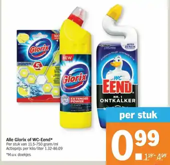 Albert Heijn Glorix of WC Eend aanbieding