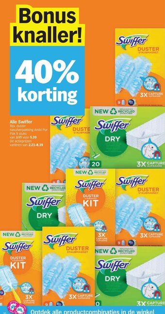 Albert Heijn Swiffer aanbieding
