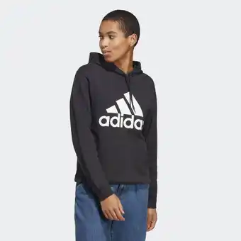 Decathlon Essentials big logo regular french terry hoodie aanbieding