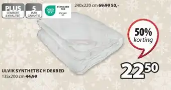 Jysk Ulvik synthetisch dekbed aanbieding