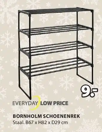 Jysk Bornholm schoenenrek aanbieding
