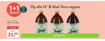 Holland & Barrett Aloë vera sap aanbieding