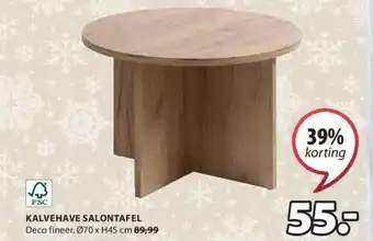 Jysk Kalvehave salontafel aanbieding
