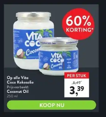Holland & Barrett Coconut oil aanbieding