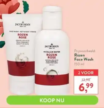 Holland & Barrett Rozen face wash aanbieding