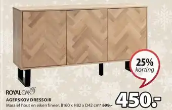 Jysk Agerskov dressoir aanbieding
