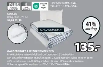 Jysk Galdeberget 4 seizoenendekbed aanbieding