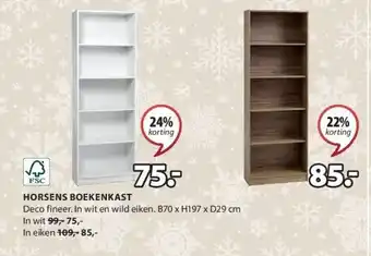 Jysk Horsens boekenkast aanbieding