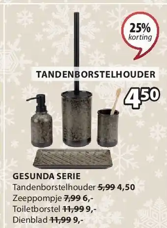 Jysk Tandenborstelhouder aanbieding