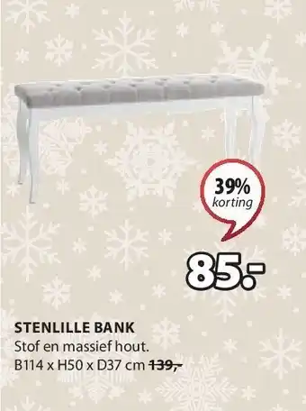 Jysk Stenlille bank aanbieding
