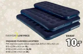 Jysk Enghave/ flocked luchtbed aanbieding
