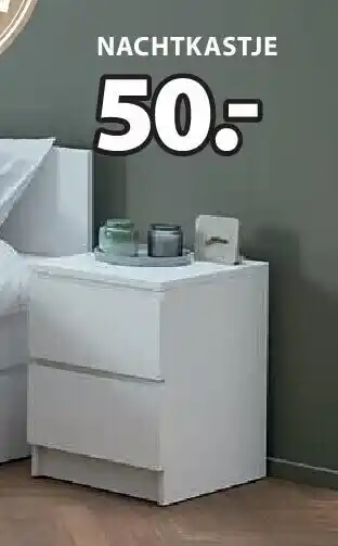 Jysk Nachtkastje aanbieding