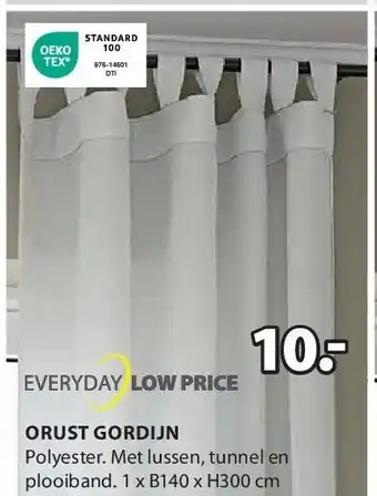 Jysk Orust gordijn aanbieding