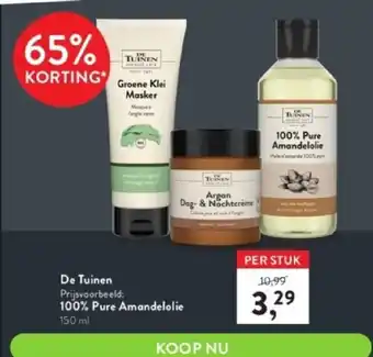 Holland & Barrett 100% pure amandelolie aanbieding